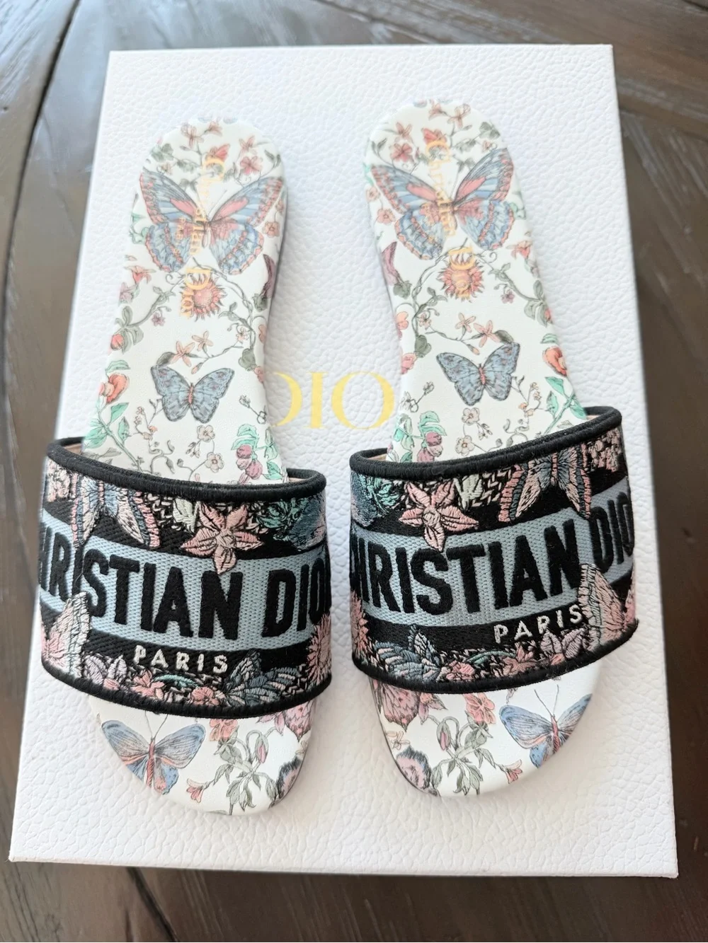 Dior Butterfly Sandal Slides